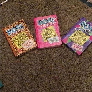 Three Dork Diary Books